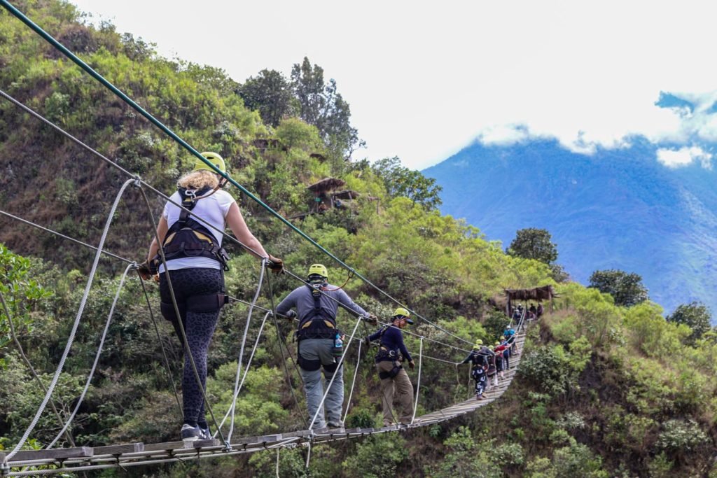 Inca Jungle Trek bridge
