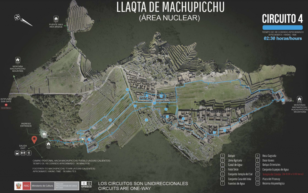 circcuit 4 machupicchu