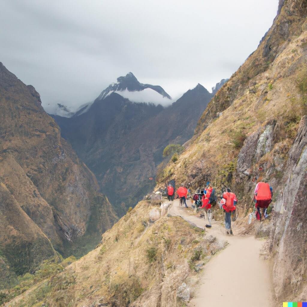 Distancias diarias en el Camino Inca hacia a Machu Picchu