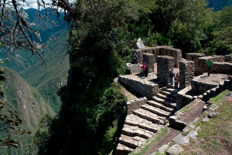 Intipunku ou Porta do Sol em Machu Picchu Picchu