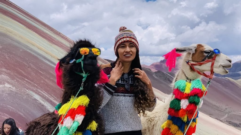 montanha de cores em Cusco