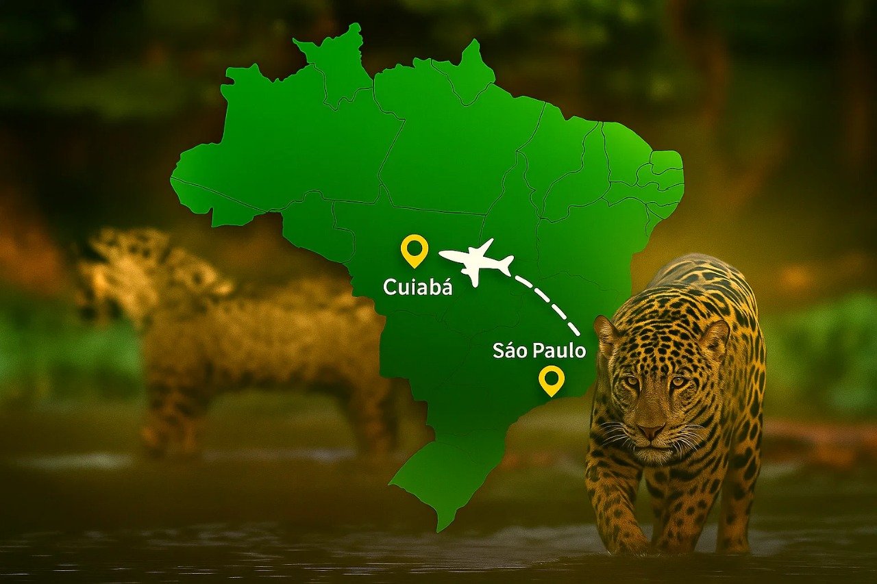 Mapa completo del Pantanal